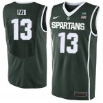 Men Michigan State Spartans NCAA #13 Steven Izzo Green Authentic Nike 2019-20 Stitched College Basketball Jersey SV32S55PN